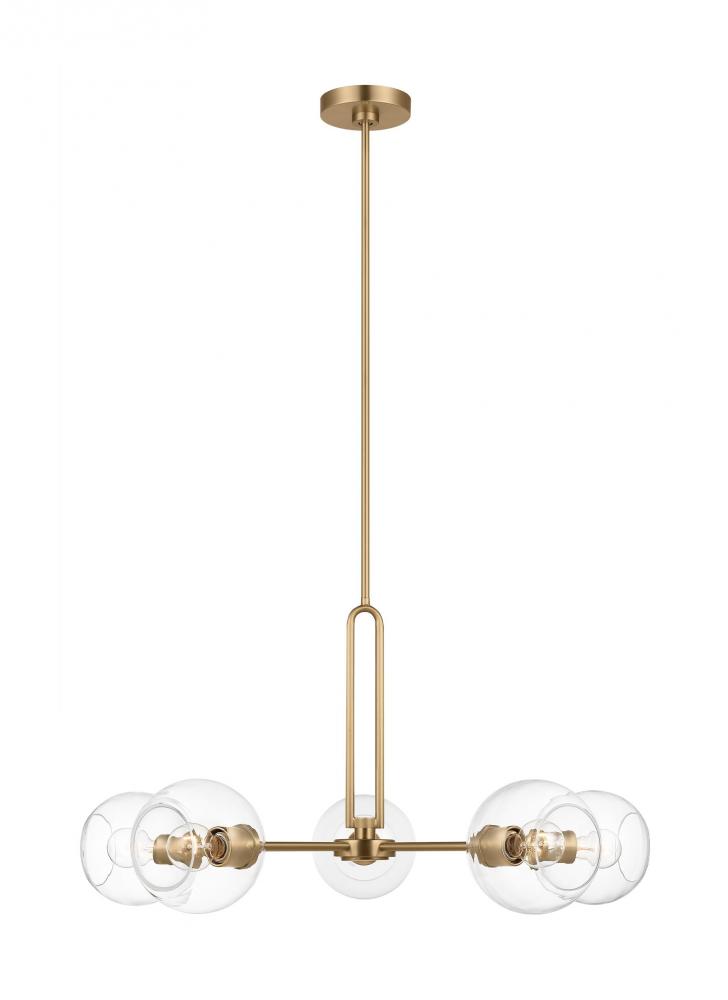 Five Light Large Chandelier