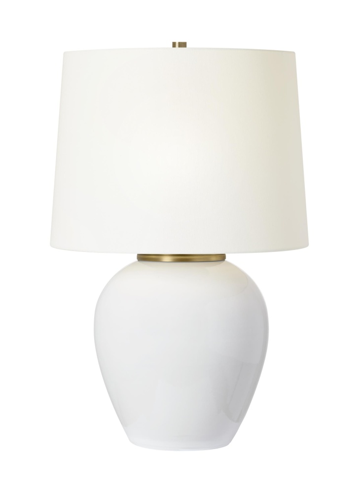 LILIAN 1L MD TABLE LAMP NWH