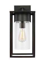 Visual Comfort & Co. Studio Collection 8731101EN7-71 - Vado transitional 1-light LED outdoor exterior large wall lantern sconce in antique bronze Finish