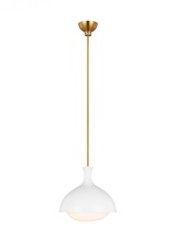 Visual Comfort & Co. Studio Collection AEP1021BBSMWT - Lucerne One Light Medium Pendant