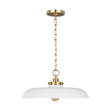 Visual Comfort & Co. Studio Collection CP1231MWTBBS - Wellfleet Medium Wide Pendant