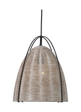 Visual Comfort & Co. Studio Collection GLP1081MBK-ASW - Norman Medium Pendant