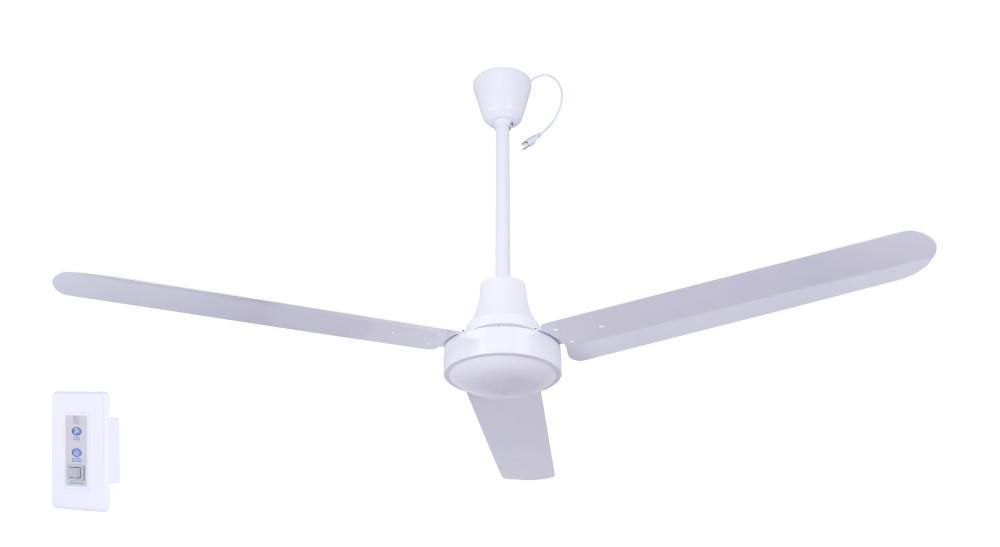 56" White High-Performance DC Industrial Fan