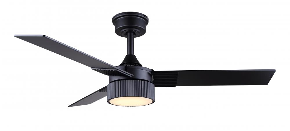 Cale Black 3 Blade Ceiling Fan