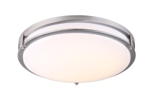 Canarm LFM112A19BN-3CCT - GILDA 3CCT LED Flush Mount Brushed Nickel