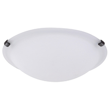 Canarm IFM161213-O - IFM1612 ORB-O -G-, 2 bBulb, 12 IN Clip Flush Mount, Flat Opal Glass, 60W Type A, 12 IN W x 4.5 IN H