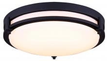 Canarm LFM112A13BK-3CCT - GILDA 3CCT LED Flush Mount Black