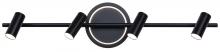 Canarm LT314A04BK - Denver 4 Light Black Track/Wall Light