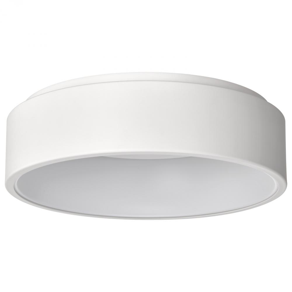 Orbit; 20 Watt LED Flush Mount; CCT Selectable 3000K/4000K/5000K; White Finish