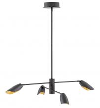 Fredrick Ramond Merchant FR35804BLK - Large Adjustable Convertible Single Tier Chandelie