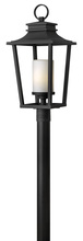Hinkley 1741BK - Large Post Mount Lantern