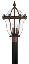 Hinkley 2441CB - Large Post Mount Lantern