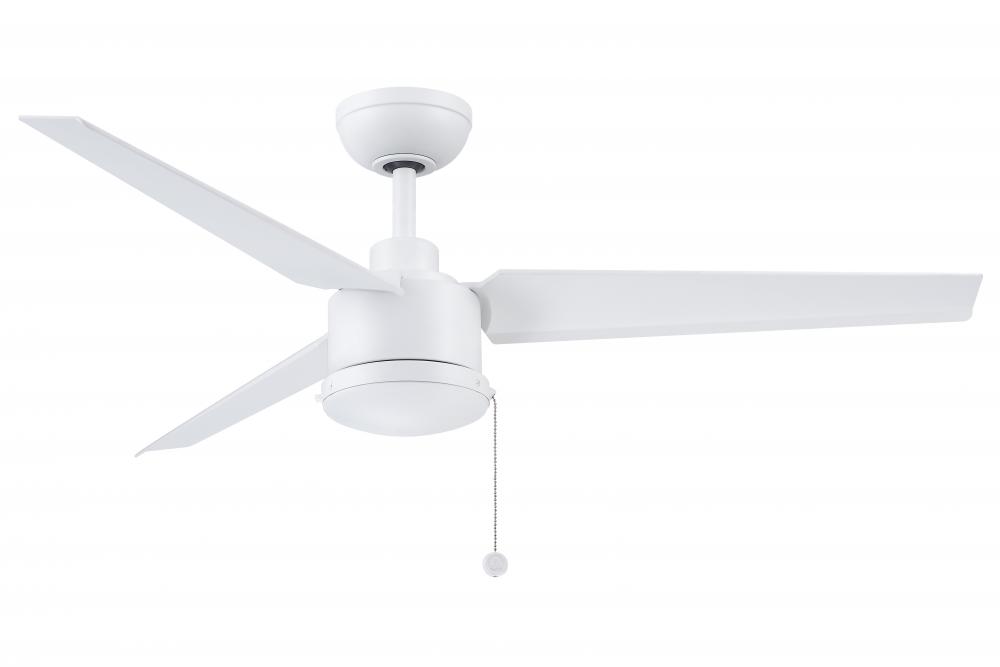 PC/DC 52 inch Indoor/Outdoor Ceiling Fan - Matte White