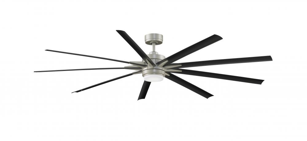 Odyn 84 inch Indoor/Outdoor Ceiling Fan with LED CCT Select Light Kit