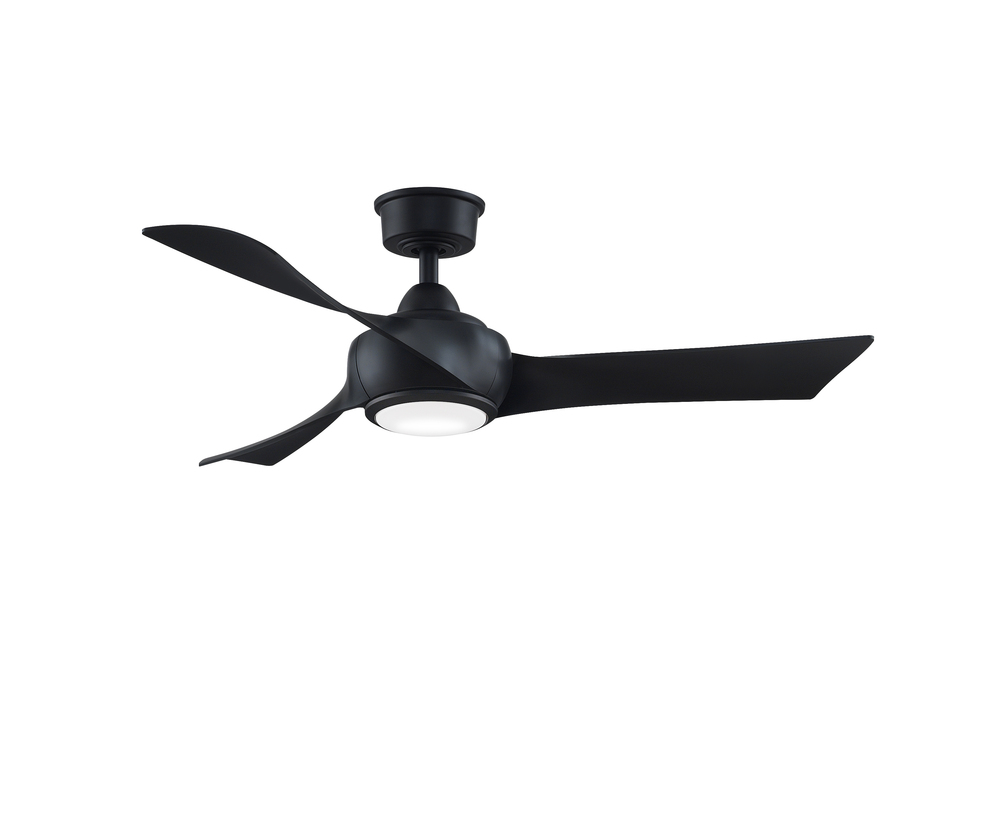 Wrap Custom Indoor/Outdoor Ceiling Fan DC Motor- Black