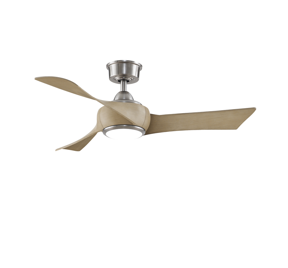 Wrap Custom Indoor/Outdoor Ceiling Fan DC Motor- Brushed Nickel