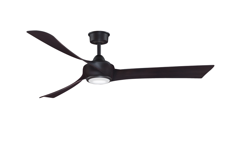 Wrap Custom Indoor/Outdoor Ceiling Fan DC Motor- Dark Bronze
