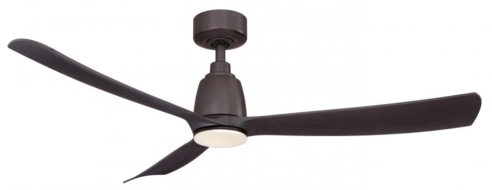 Kute 52 inch Indoor/Outdoor Ceiling Fan - Dark Bronze with Dark Walnut blades