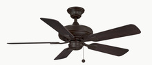 Fanimation FP9044DZW - Edgewood 44 inch Indoor/Outdoor Ceiling Fan - Dark Bronze with Dark Walnut blades