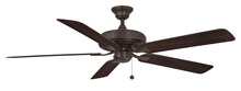 Fanimation FP9060DZW - Edgewood 60 inch Indoor/Outdoor Ceiling Fan - Dark Bronze with Dark Walnut blades
