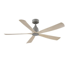 Fanimation FPD5534AGP - Kute5 52 inch Indoor/Outdoor Ceiling Fan - Antique Graphite with Light Oak blades