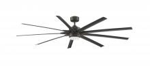 Fanimation FPD8159GRW - Odyn 84 inch Indoor/Outdoor Ceiling Fan with LED CCT Select Light Kit