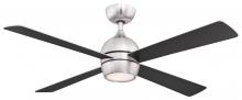 Fanimation FP7652BN - Kwad 52 inch Indoor Ceiling Fan with LED Light Kit - Brushed Nickel