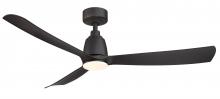 Fanimation FPD8534BL - Kute 52 inch Indoor/Outdoor Ceiling Fan - Black with Black blades
