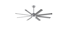 Fanimation MAD7997SLW - Stellar Custom Indoor/Outdoor Ceiling Fan DC Motor with LED CCT Select Light Kit - Silver